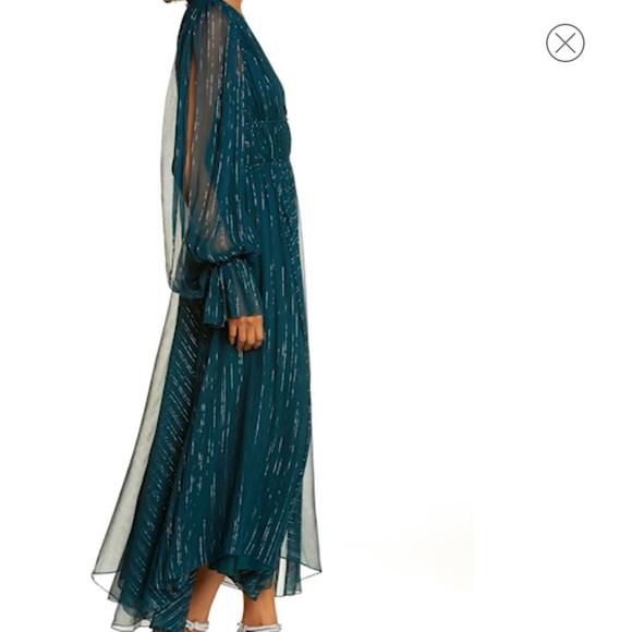 AMUR Metallic Stripe Long Sleeve Dress sz 4 NWT - Picture 9 of 17